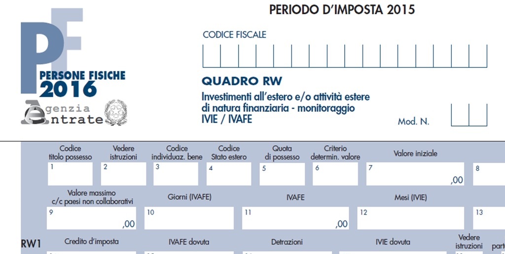 Compilazione quadro rw forex
